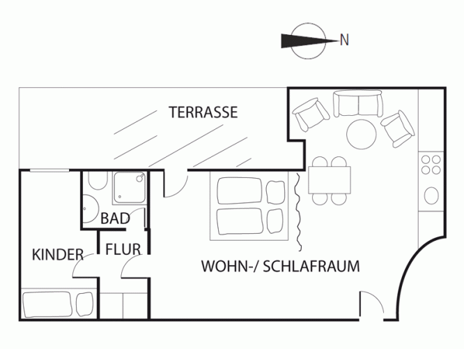 Wohnung 2 - Grundriss