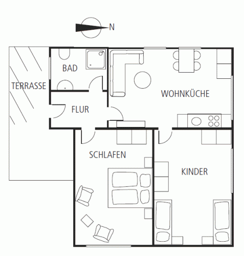Wohnung 8 - Grundriss