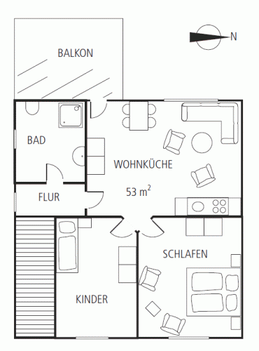 Wohnung 9 - Grundriss