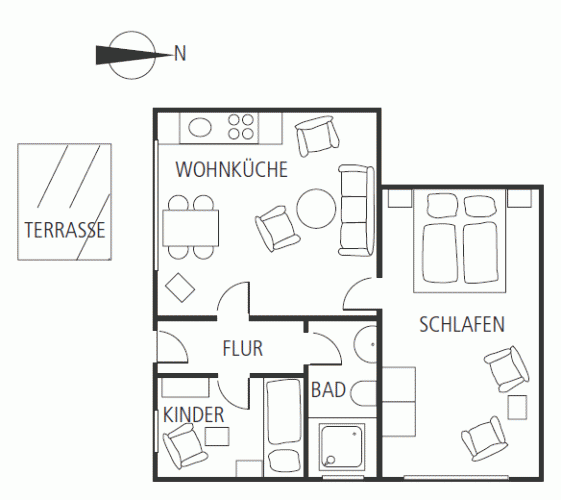 Wohnung 12 - Grundriss